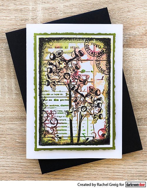 Collage Stamp - Jolly Jonquils - Crafty Divas