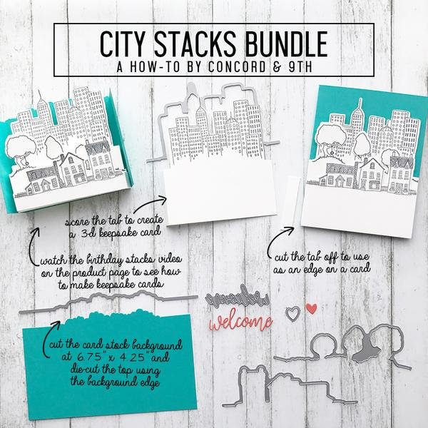 Concord & 9th - CITY STACKS DIES - Crafty Divas