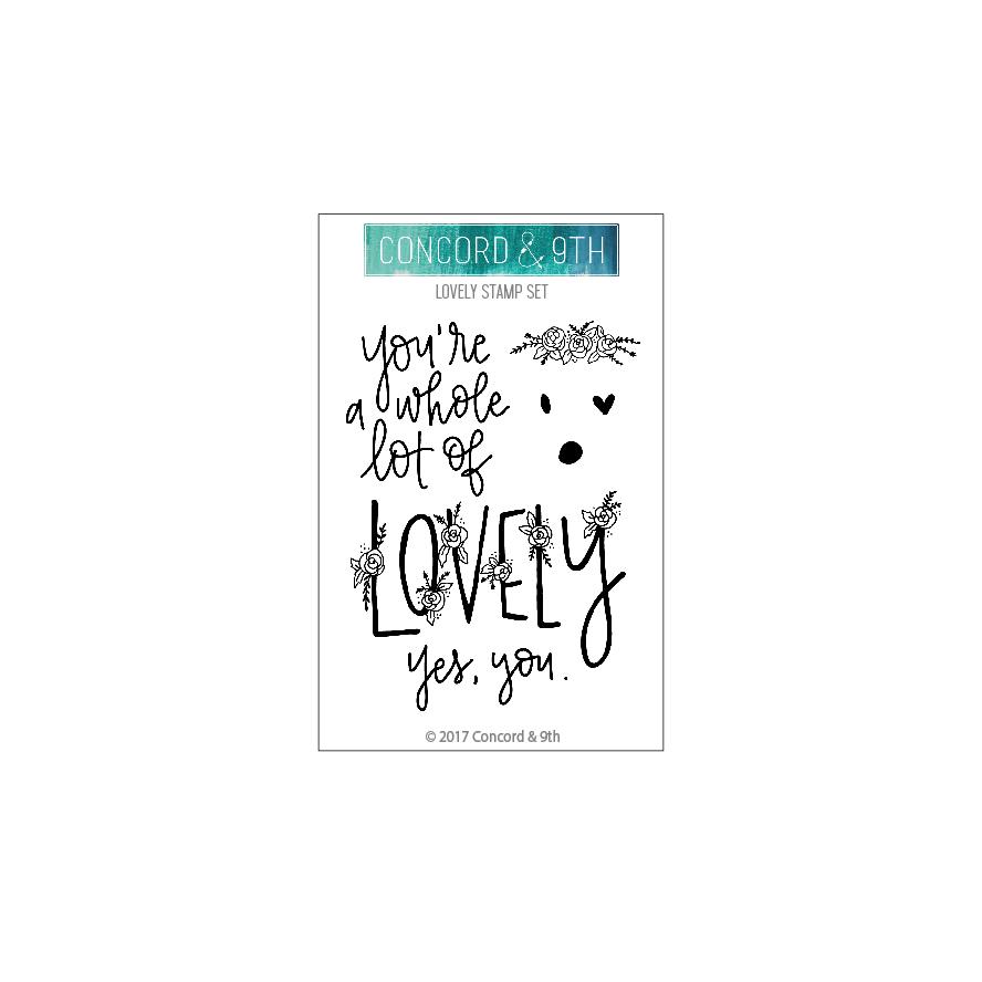 Concord & 9th Stamp LOVELY - Crafty Divas