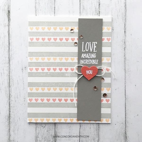 Concord & 9th - STRIPES & SAYINGS Stamp Set - Crafty Divas