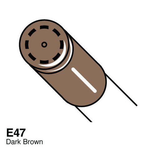 Copic Ciao E47 Dark Brown - Crafty Divas