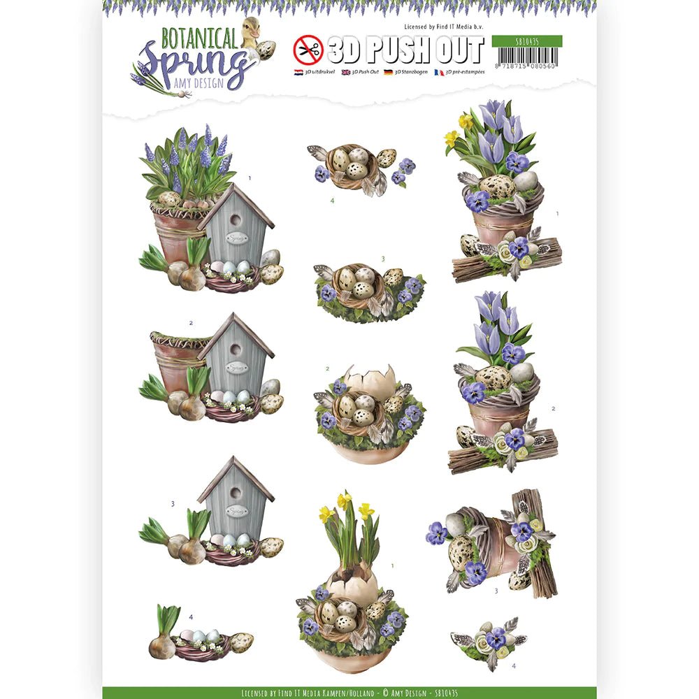 Couture Creations - Amy Design - Botanical Spring - Spring Arrangement - Crafty Divas