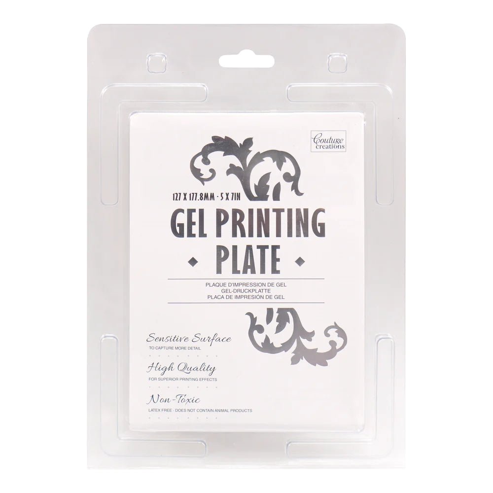 Couture Creations - Gel Printing Plate 5x7 - Crafty Divas