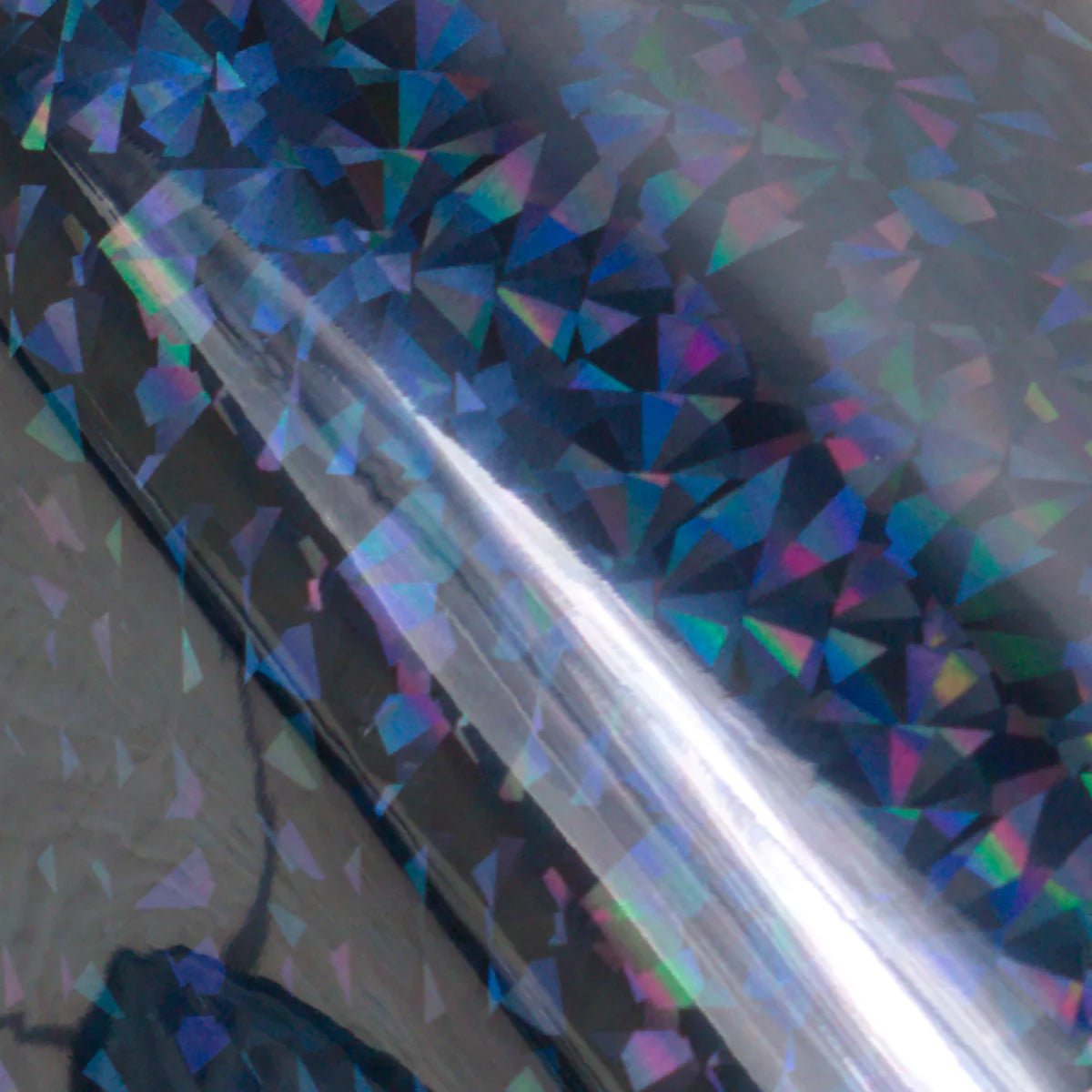 Couture Creations Heat Activated Foil - Midnight Iridescent Triangular Pattern - Crafty Divas