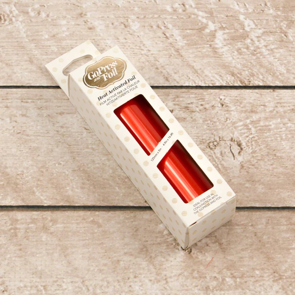 Couture Creations Heat Activated Foil - Persimmon Orange Mirror Finish - Crafty Divas