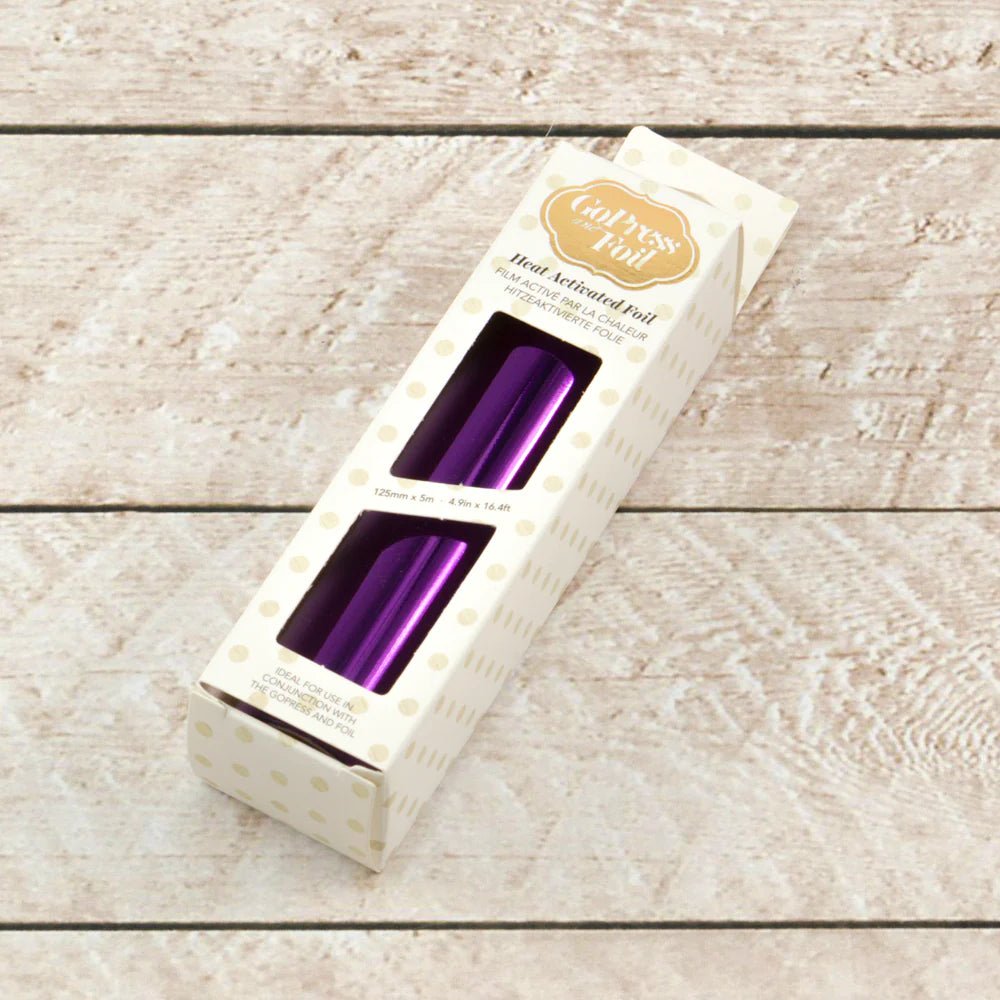 Couture Creations Heat Activated Foil - Phantom Purple Mirror Finish - Crafty Divas
