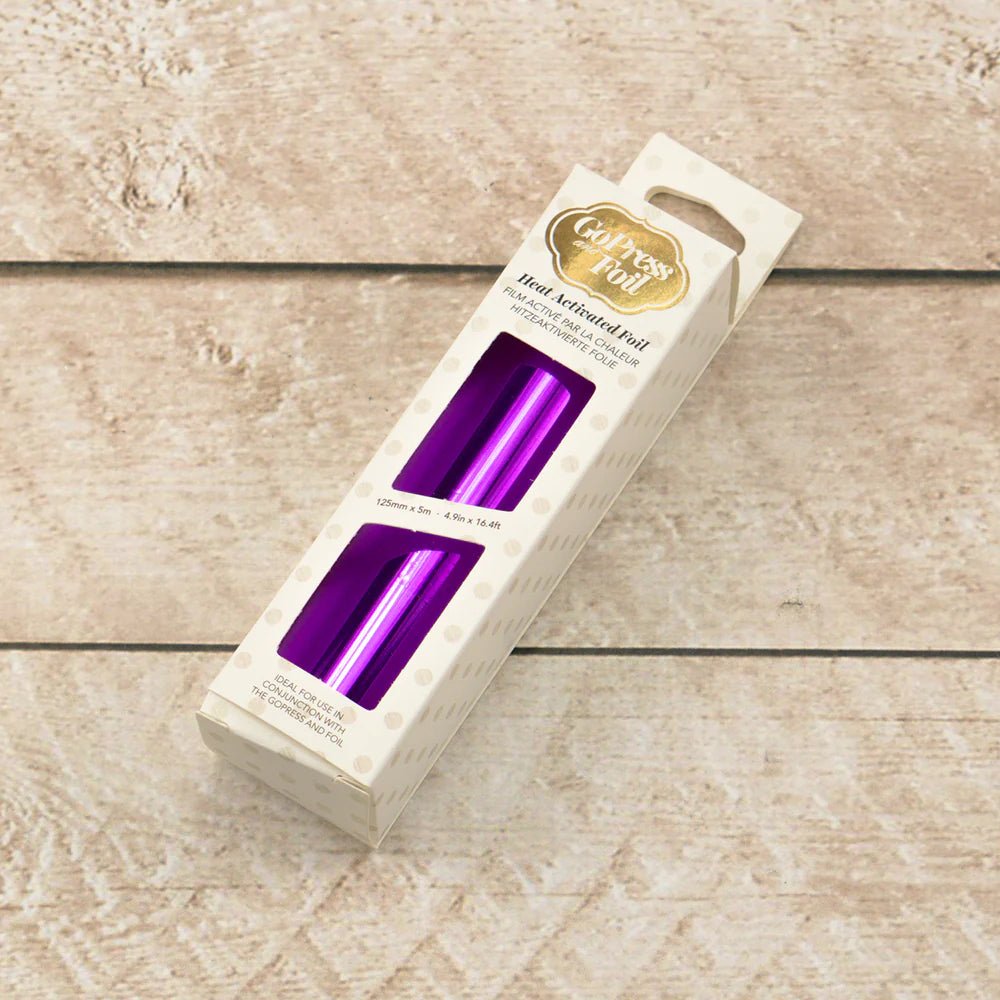 Couture Creations Heat Activated Foil - Purple Deep Mirror Finish - Crafty Divas