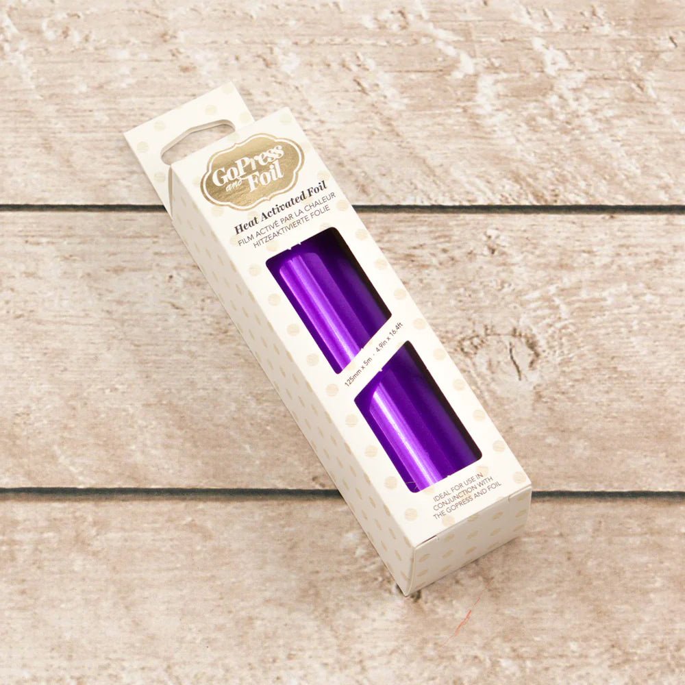 Couture Creations Heat Activated Foil - Purple Pastel Mirror Finish - Crafty Divas
