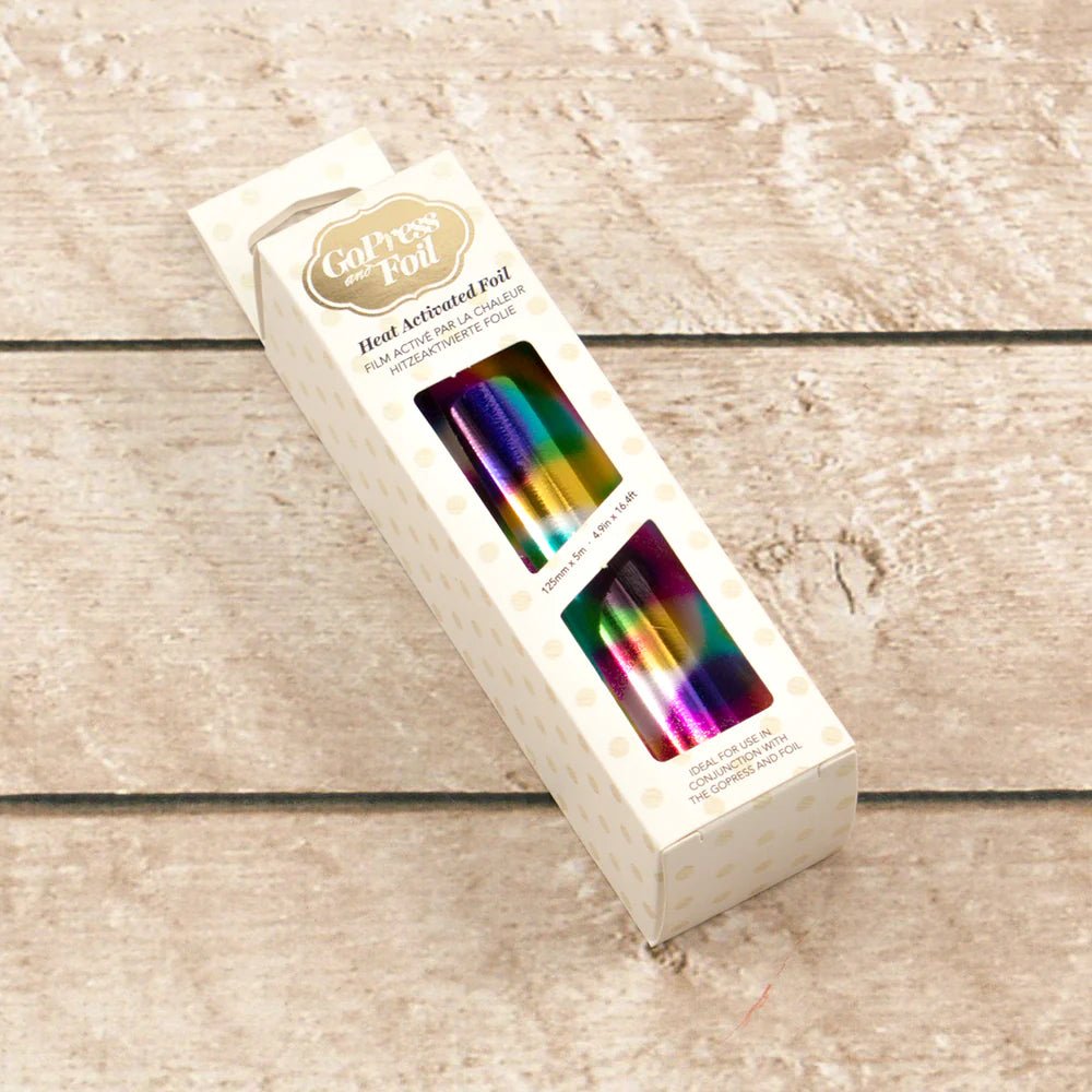Couture Creations Heat Activated Foil - Rainbow Spots - Crafty Divas