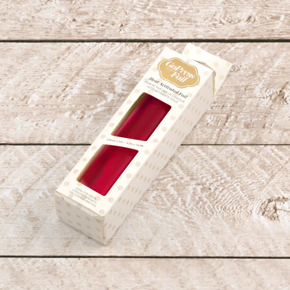 Couture Creations Heat Activated Foil - Red Rose Mirror Finish - Crafty Divas