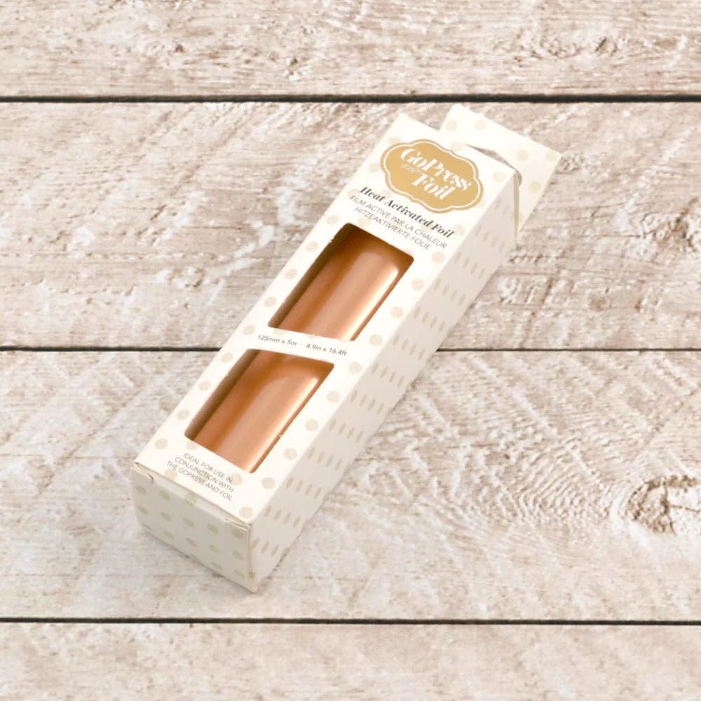 Couture Creations Heat Activated Foil - Rose Gold Matte Finish - Crafty Divas