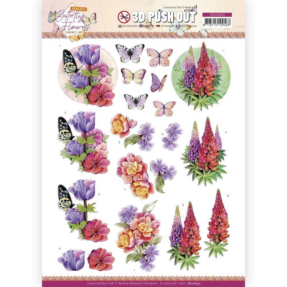 Couture Creations - Jeanine's Art - Perfect Butterfly Flowers - Anemone - Crafty Divas