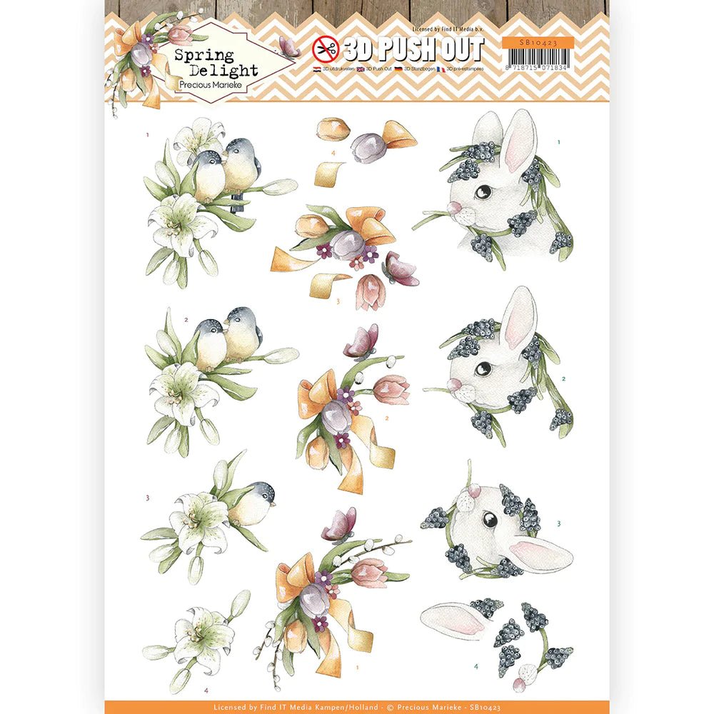 Couture Creations - Precious Marieke - Spring Delight - Young Animals - Crafty Divas