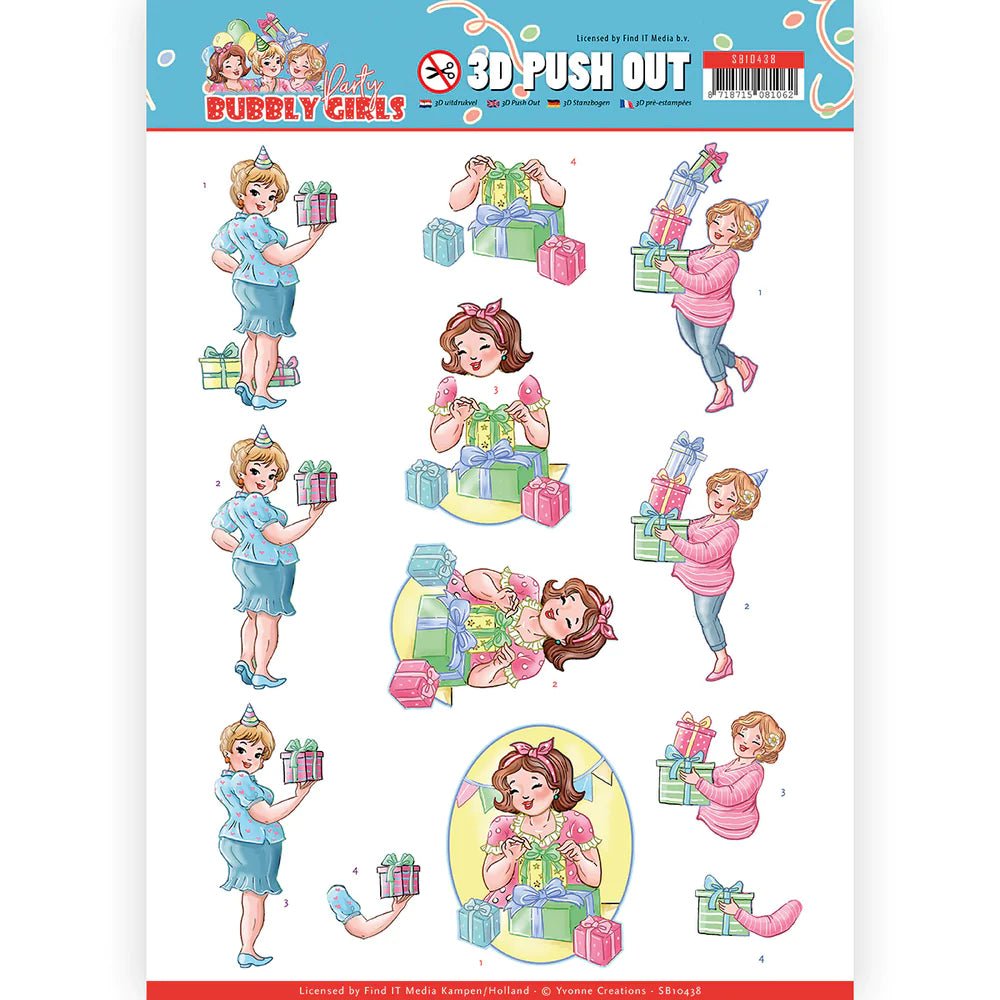 Couture Creations - Yvonne Creations - Bubbly Girls - Party - Decorating - Crafty Divas