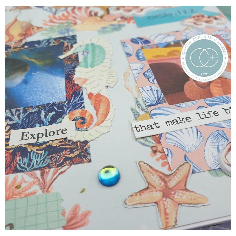 Craft Consortium Adhesive Enamel Dots - Ocean Tale - Crafty Divas