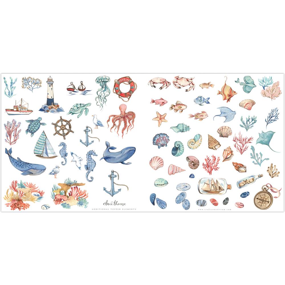 Craft Consortium Double-Sided Paper Pad 12X12 - Ocean Tale - Crafty Divas