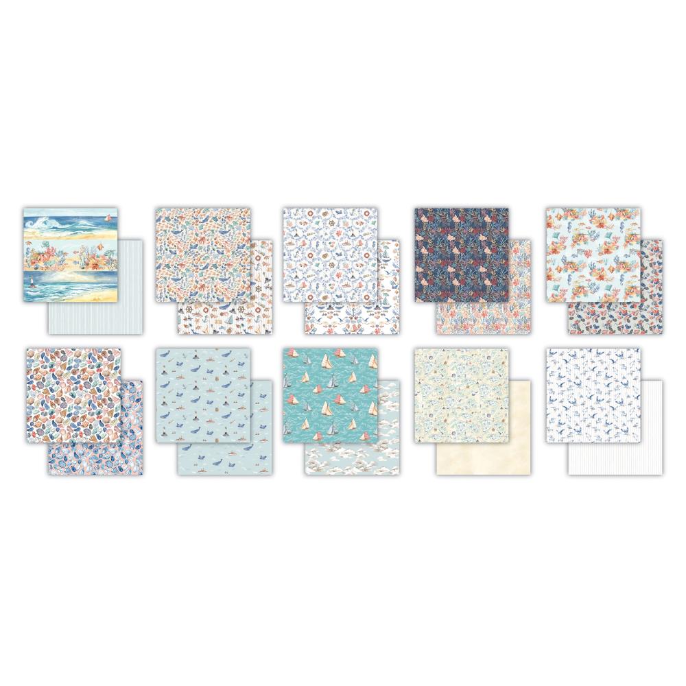 Craft Consortium Double-Sided Paper Pad 12X12 - Ocean Tale - Crafty Divas