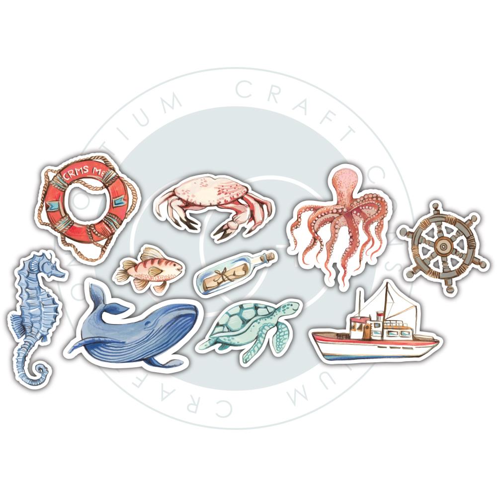 Craft Consortium Laser-Cut Wooden Shapes - Ocean Tales - Crafty Divas