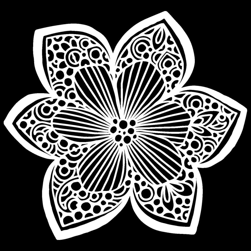 Crafter's Workshop Template 6X6 - Collarette Dahlia - Crafty Divas