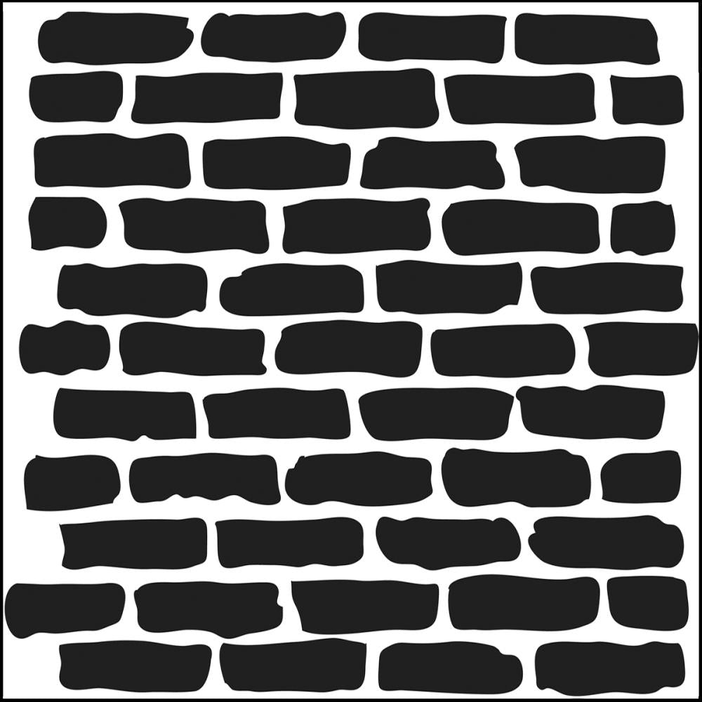 Crafters Workshop Template 6X6 - Mini Bricks - Crafty Divas