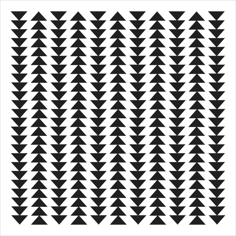Crafters Workshop Template 6X6 - Stacked Triangles - Crafty Divas