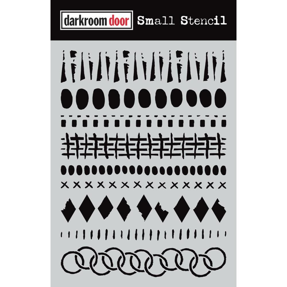 Darkroom Door Small Stencil - Grunge Borders - Crafty Divas