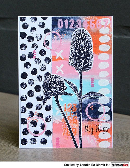 Darkroom Door Small Stencil - Grunge Borders - Crafty Divas