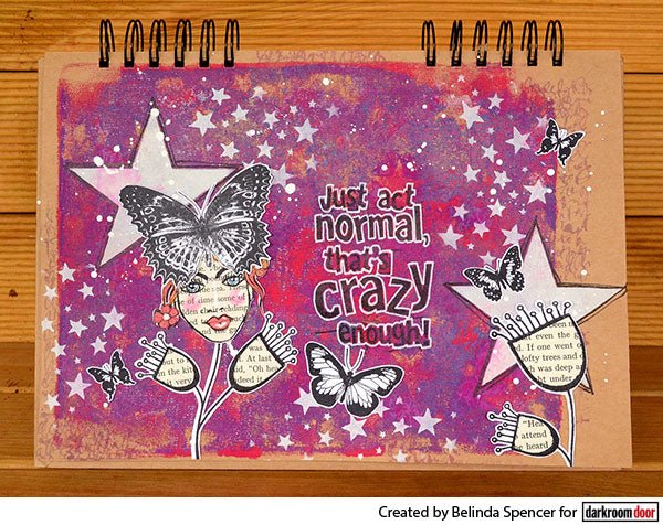 Darkroom Door Small Stencil - Starry Night - Crafty Divas