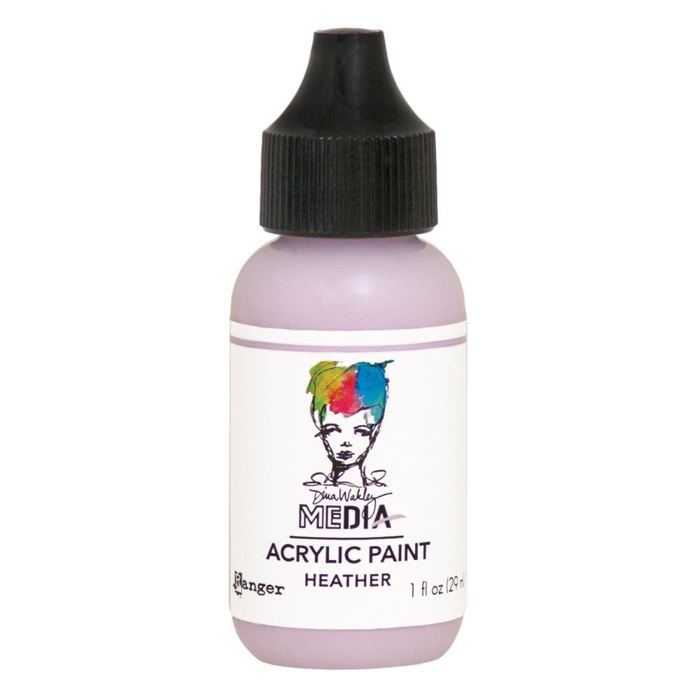 Dina Wakley Media Acrylic Paint - Heather - Crafty Divas