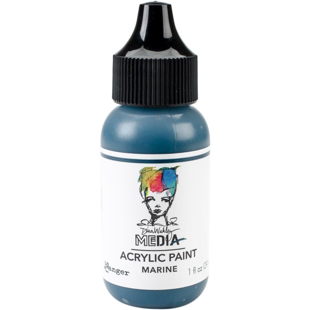 Dina Wakley Media Acrylic Paint - Marine - Crafty Divas