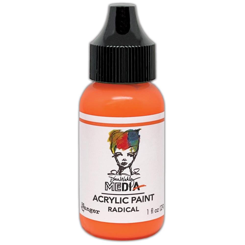 Dina Wakley Media Acrylic Paint - Radical - Crafty Divas