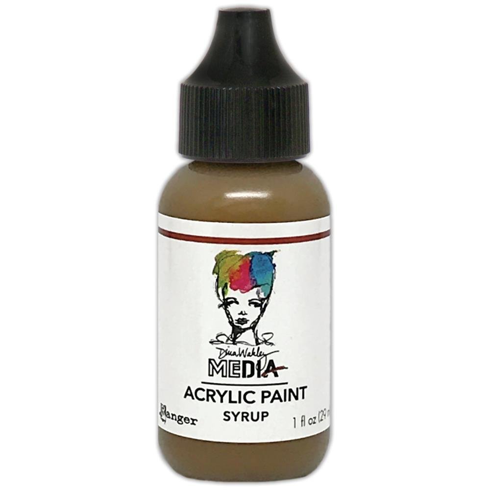 Dina Wakley Media Acrylic Paint - Syrup - Crafty Divas