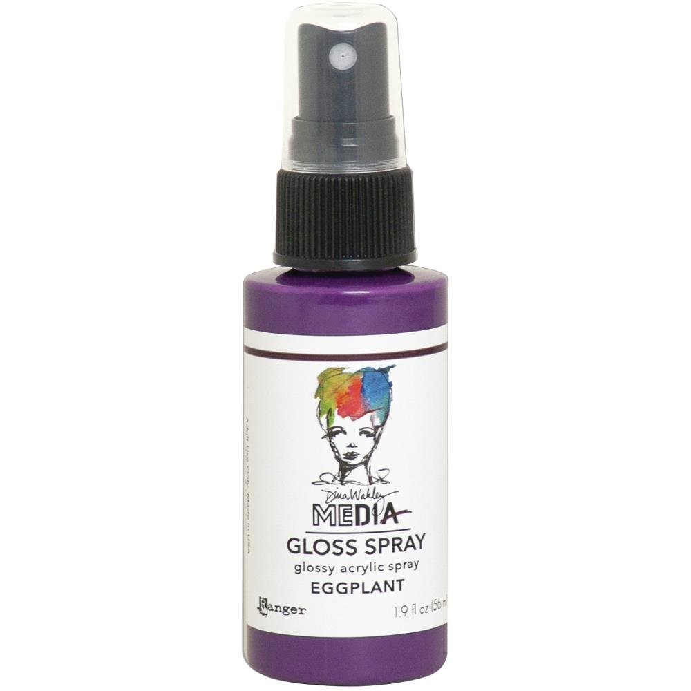 Dina Wakley Media Gloss Sprays - Eggplant - Crafty Divas