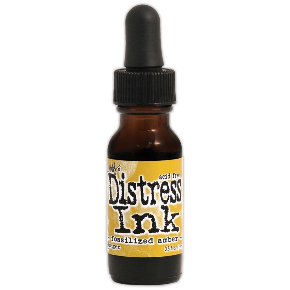 Distress Reinker- Fossilized Amber - Crafty Divas