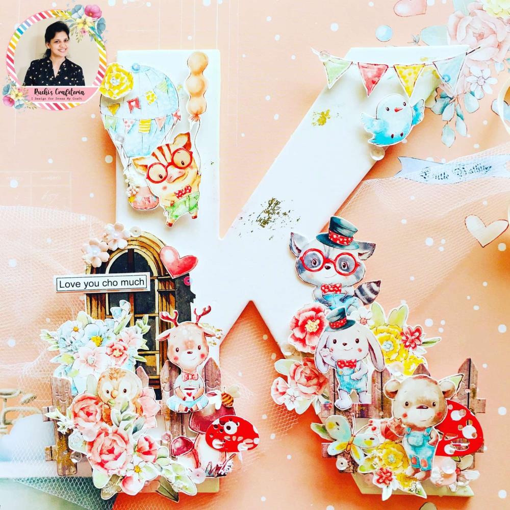 Dress My Craft Image Sheet 240gsm A4 - Kidland Motif - Crafty Divas