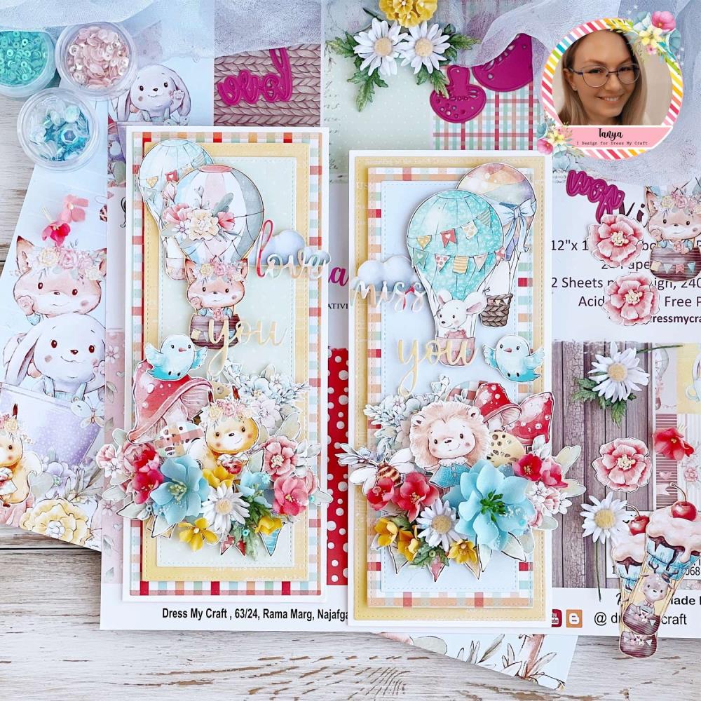 Dress My Craft Image Sheet 240gsm A4 - Kidland Motif - Crafty Divas