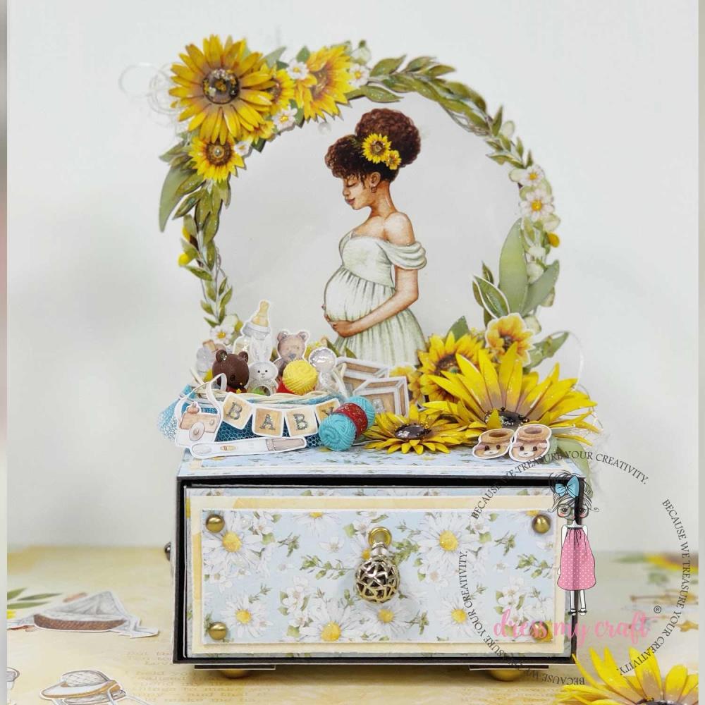 Dress My Craft Image Sheet 240gsm A4 - Mom To Be #2 - Crafty Divas