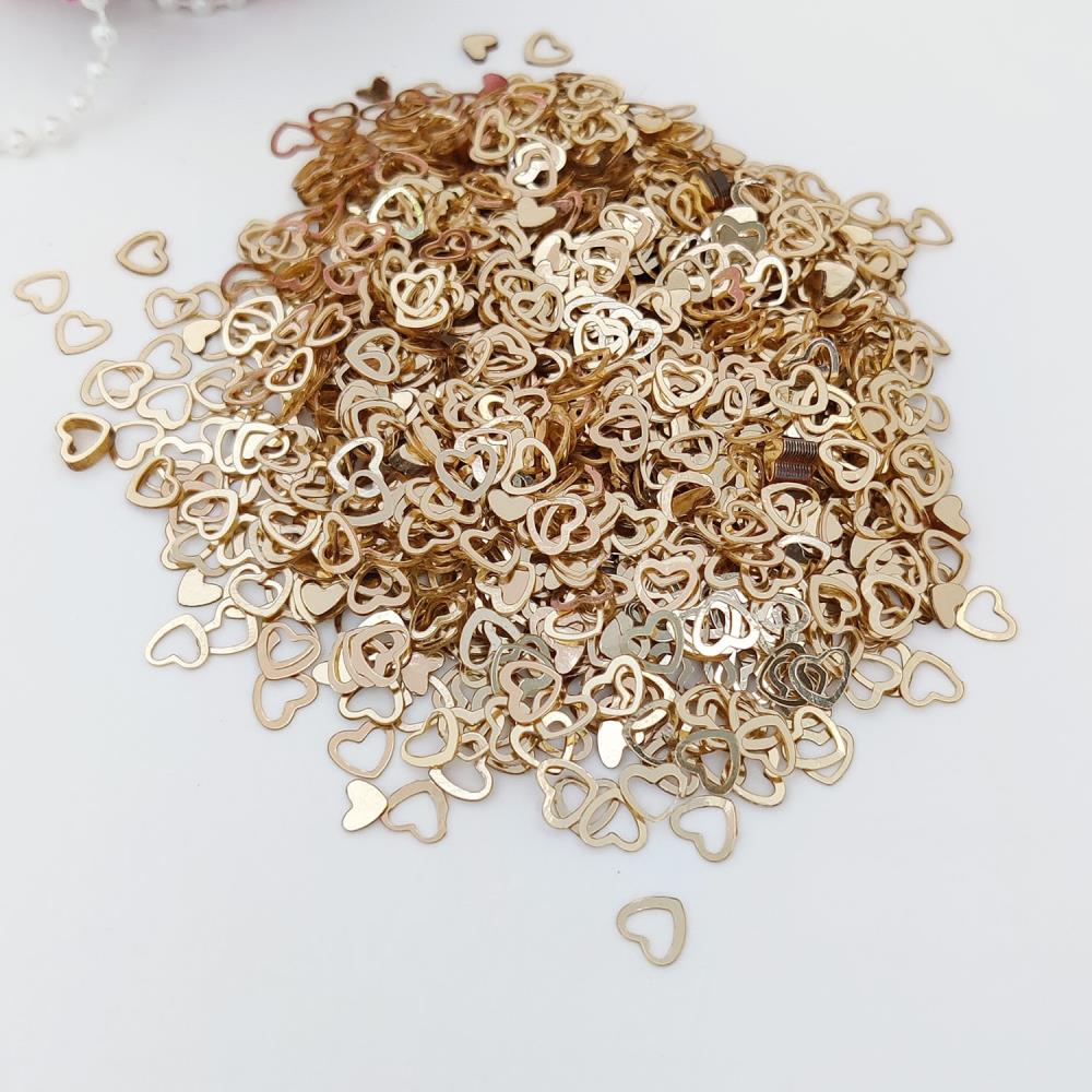 Dress My Craft Sequins - Golden Heart - Crafty Divas
