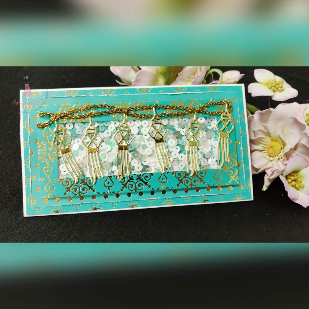 Dress My Craft Single-Sided Paper Pad 12X12 - Opulent Foiled Designs - Crafty Divas