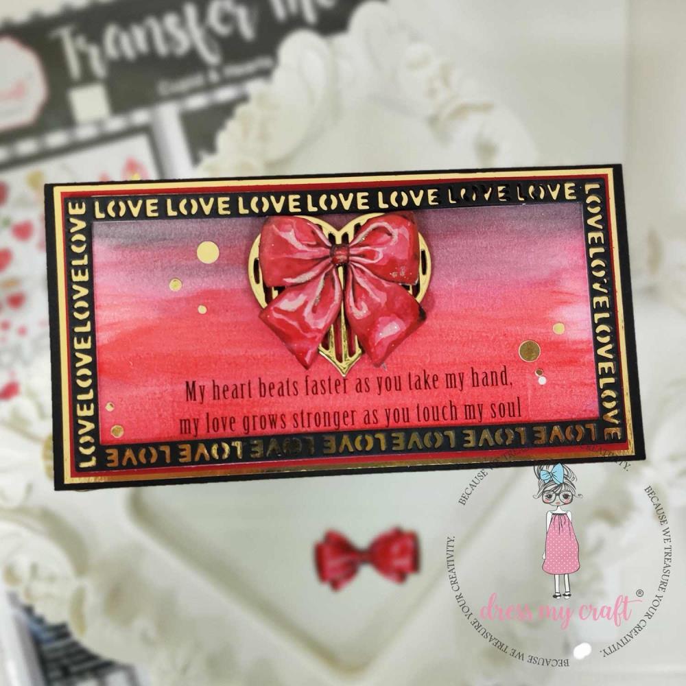 Dress My Craft Transfer Me Sheet A4 - Cupid & Hearts - Crafty Divas