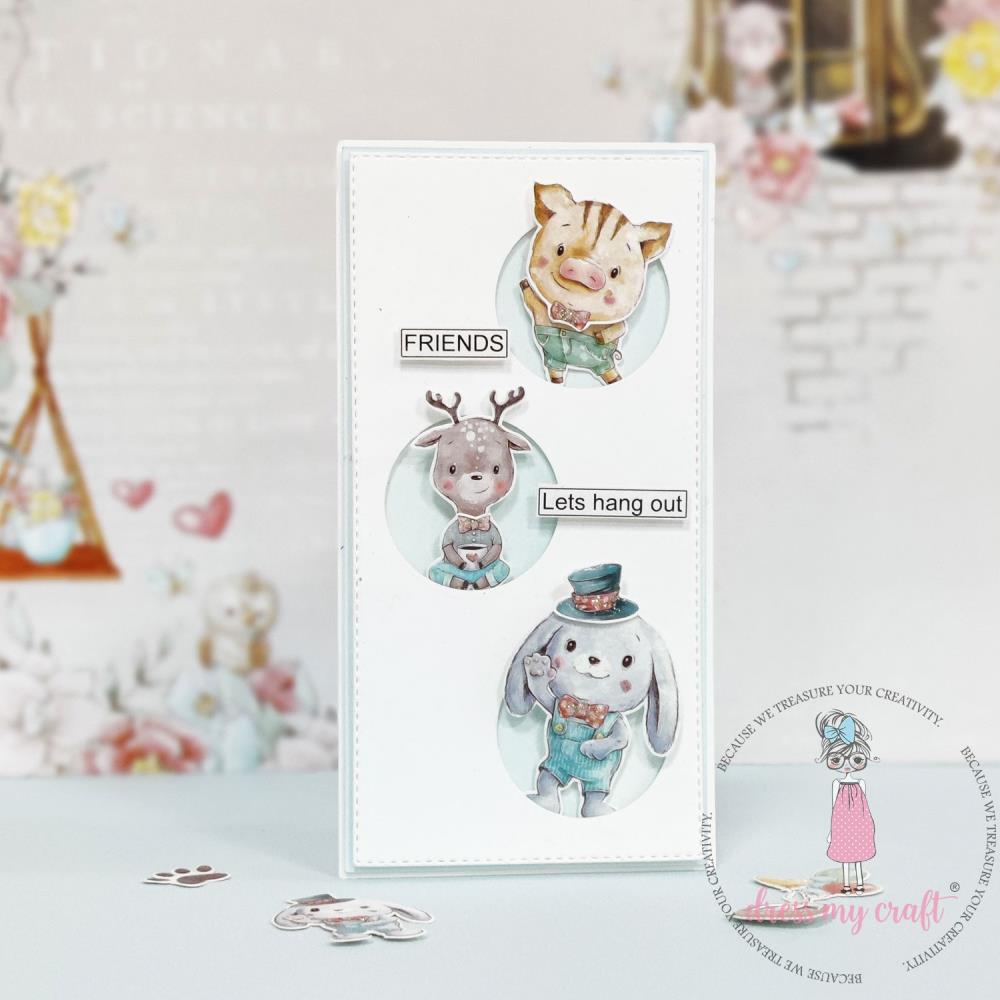 Dress My Craft Transfer Me Sheet A4 - Kidland Critters - Crafty Divas
