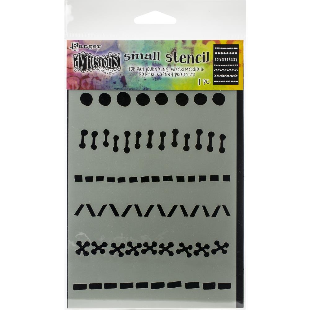 Dyan Reaveleys Dylusions Stencils 5X8 - A Stitch In Time - Crafty Divas