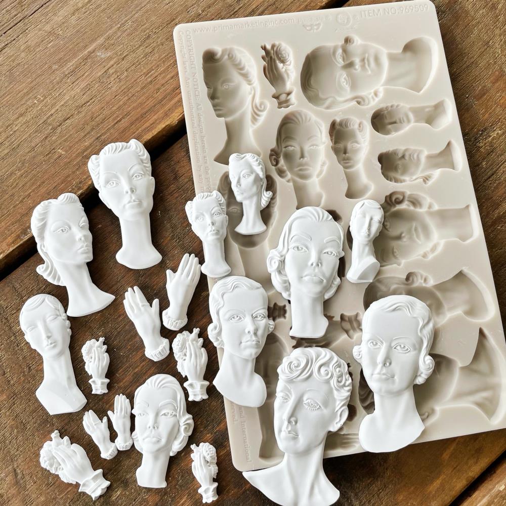 Finnabair Decor Moulds - Fashion Icons - Crafty Divas