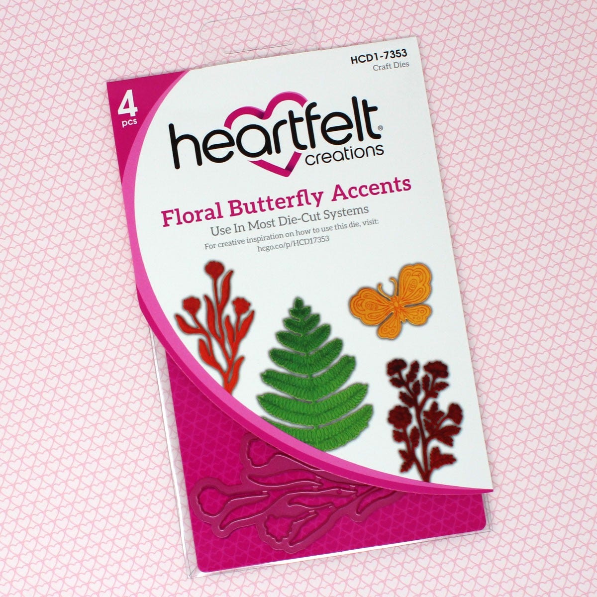 Heartfelt Creations - Floral Butterfly Accents Die