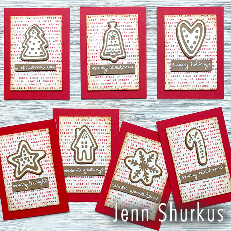 Sizzix Thinlits Dies By Tim Holtz - Christmas Cookies