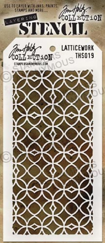 Tim Holtz - Layering Stencil - Latticework